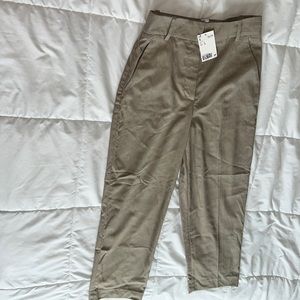 NWT HM Tan Dress Pants Size 4